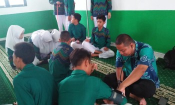 Kegiatan Posbindu oleh Puskesmas Negara