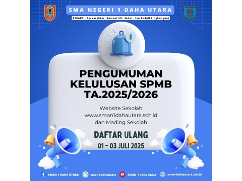 PENGUMUMAN KELULUSAN SPMB TA.2025/2026