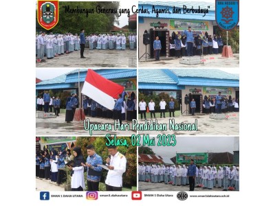 Upacara hari Pendidikan Nasional Tahun 2023