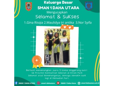 Juara 3 Lomba Enggrang Putri