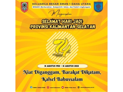 HUT KALSEL 74